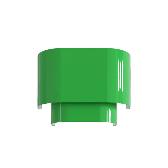Livex Lighting 50299-78 One Light Wall Sconce, Shiny Apple Green