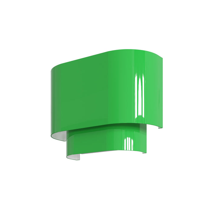 Livex Lighting 50299-78 One Light Wall Sconce, Shiny Apple Green