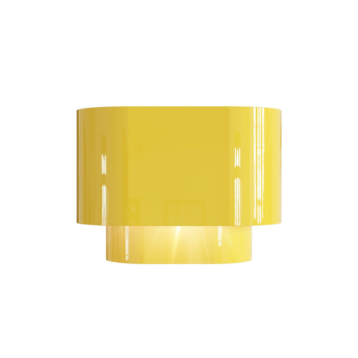 Livex Lighting 50299-82 One Light Wall Sconce, Shiny Yellow