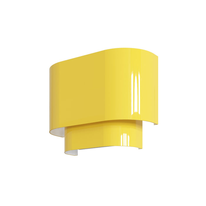 Livex Lighting 50299-82 One Light Wall Sconce, Shiny Yellow