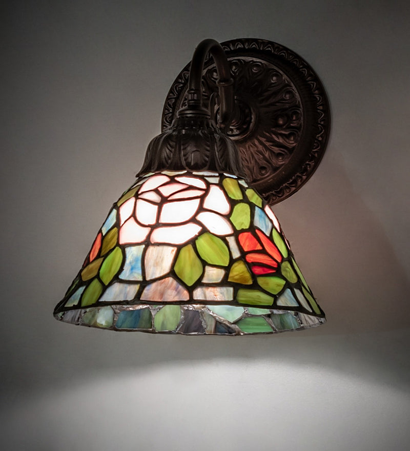 Meyda Tiffany 274145 One Light Wall Sconce, Mahogany Bronze