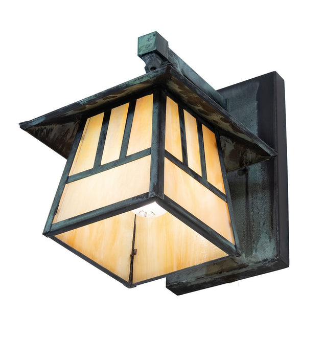 Meyda Tiffany 92836 One Light Wall Sconce, Craftsman Verdigris