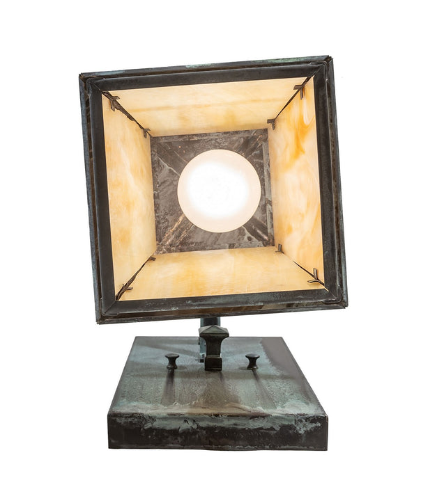 Meyda Tiffany 92836 One Light Wall Sconce, Craftsman Verdigris