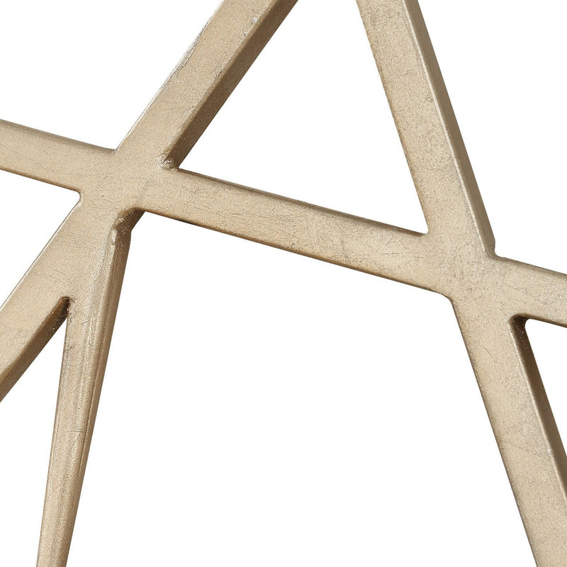 Uttermost 04371 Wall Decor, S/2, Clean Silver Leaf