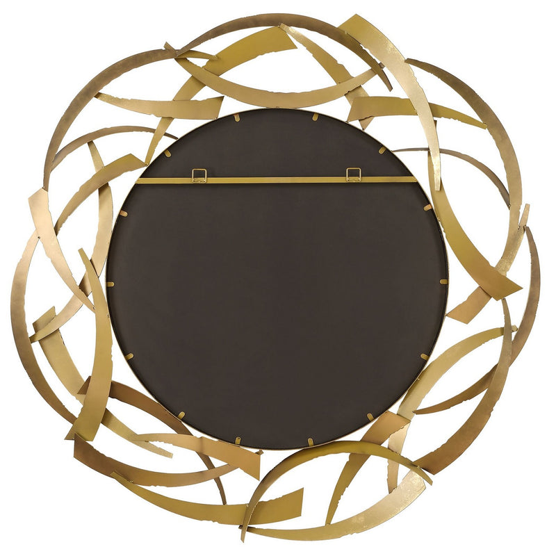 Uttermost 08181 Mirror, Antiqued Golden Bronze