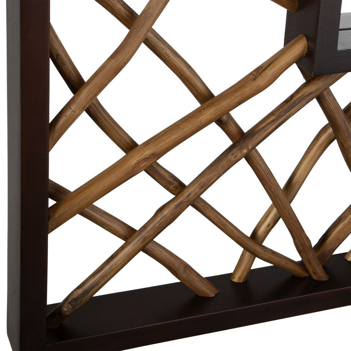 Uttermost 08184 Mirror, Solid Mahogany Wood