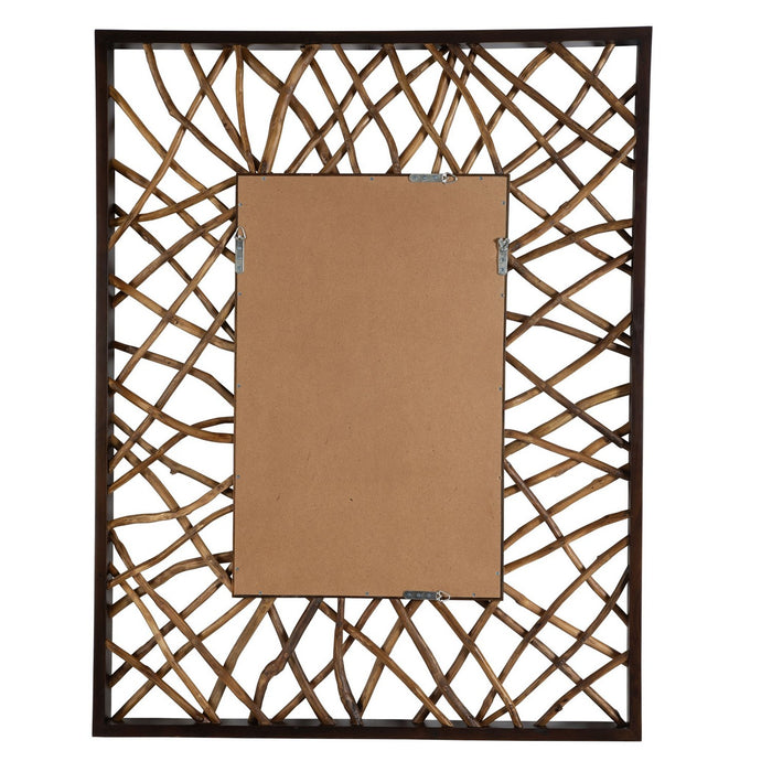 Uttermost 08184 Mirror, Solid Mahogany Wood