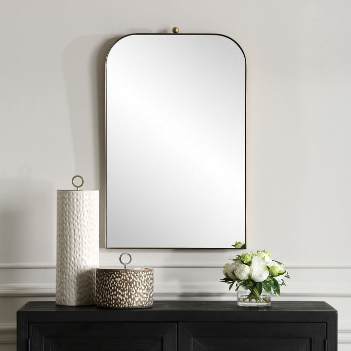 Uttermost 08185 Mirror, Brass Plated
