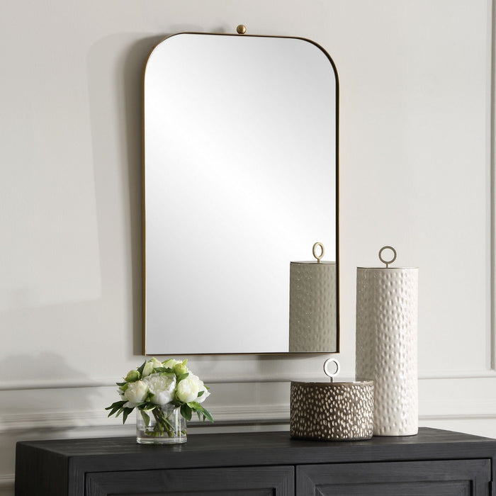 Uttermost 08185 Mirror, Brass Plated