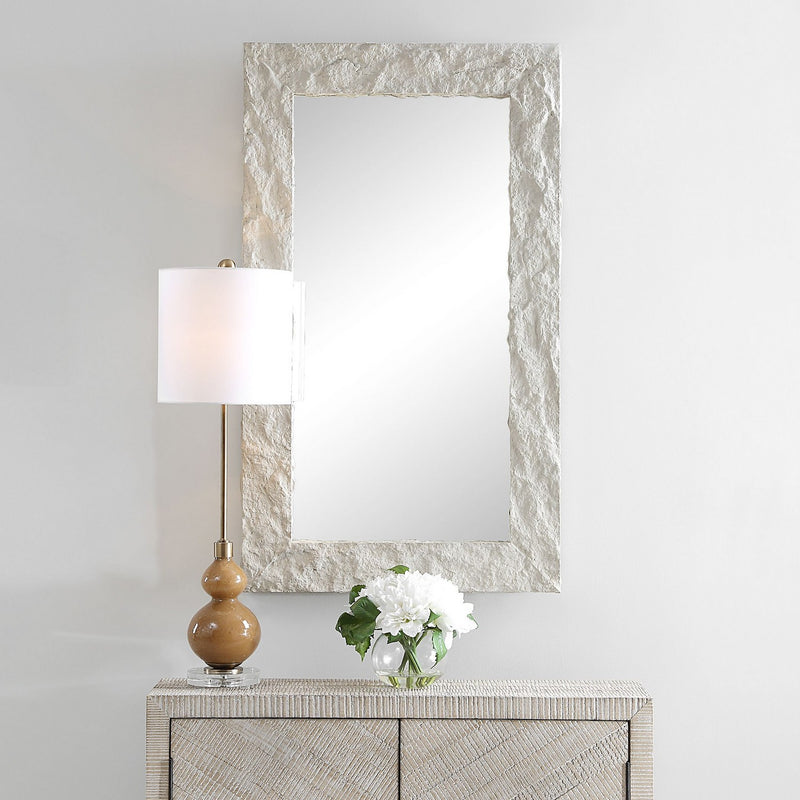 Uttermost 08187 Mirror, Aged Ivory