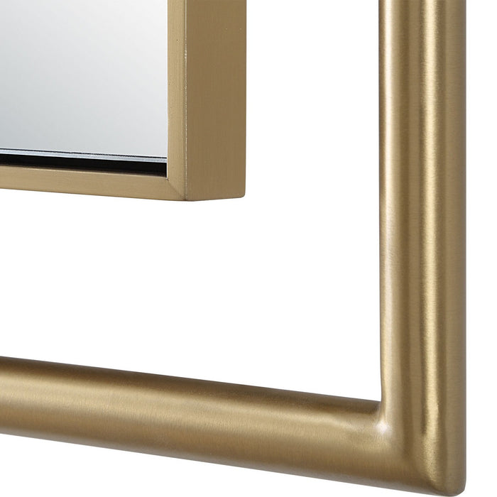 Uttermost 08188 Mirror, Plated Brass