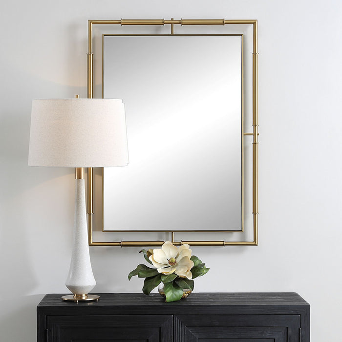 Uttermost 08188 Mirror, Plated Brass