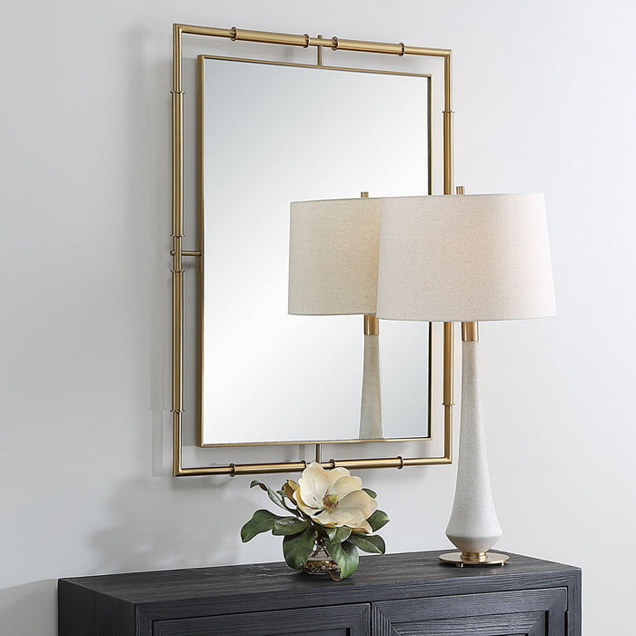 Uttermost 08188 Mirror, Plated Brass