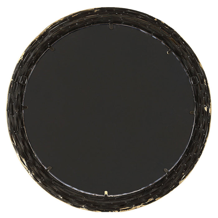 Uttermost 08193 Mirror, Antiqued Gold Leaf