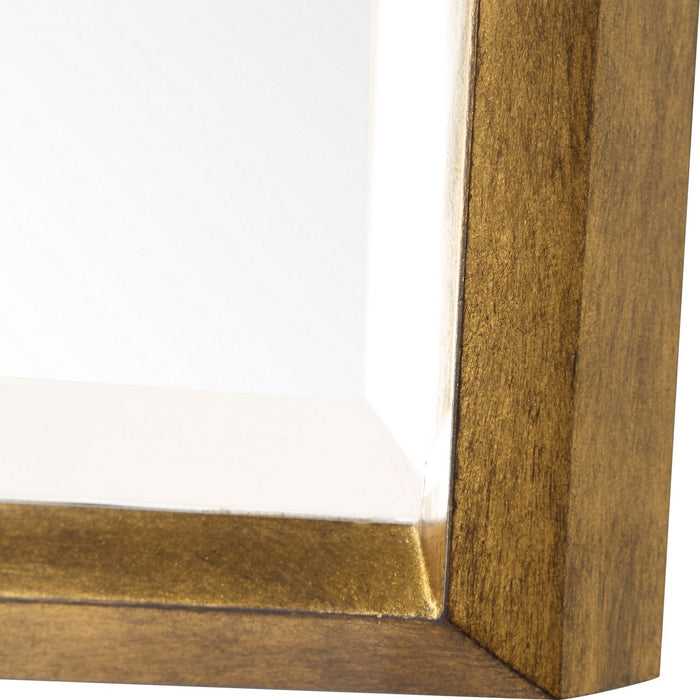 Uttermost 09968 Mirror, Antiqued Gold Leaf