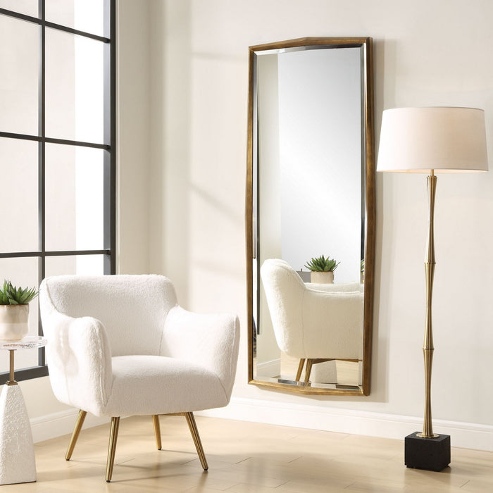 Uttermost 09968 Mirror, Antiqued Gold Leaf
