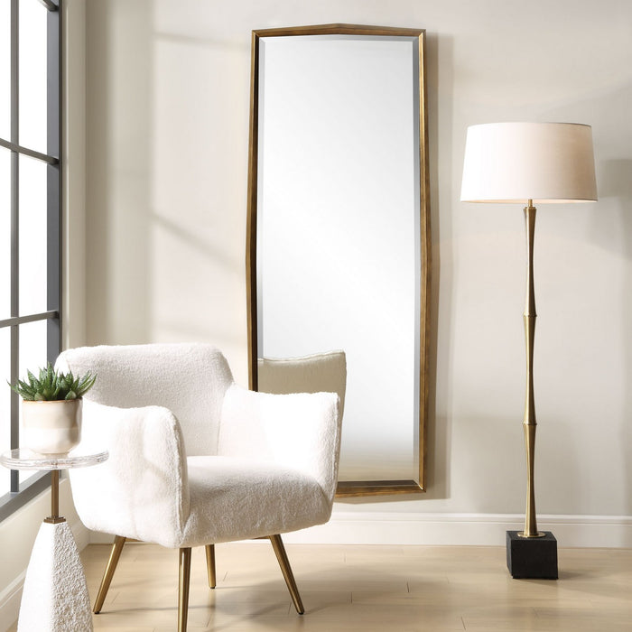 Uttermost 09968 Mirror, Antiqued Gold Leaf