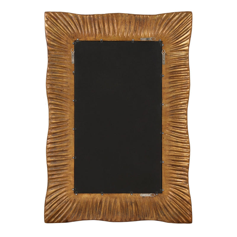Uttermost 09971 Mirror, Antiqued Gold Leaf