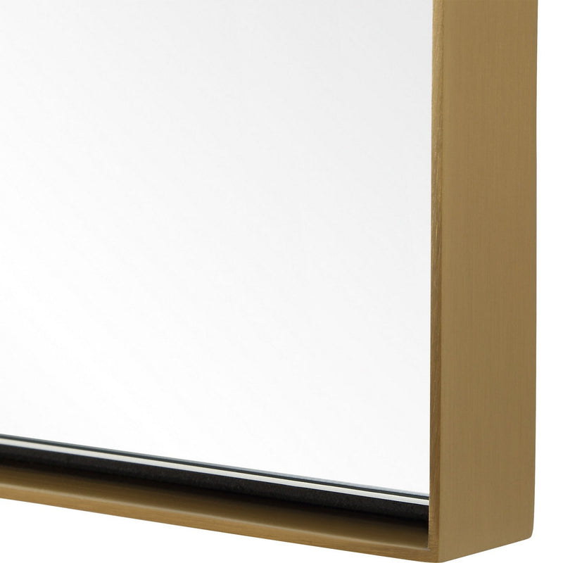 Uttermost 09972 Mirror, Antique Brass