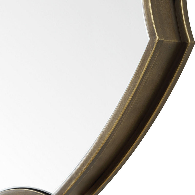 Uttermost 09976 Mirror, Antiqued Golden Bronze