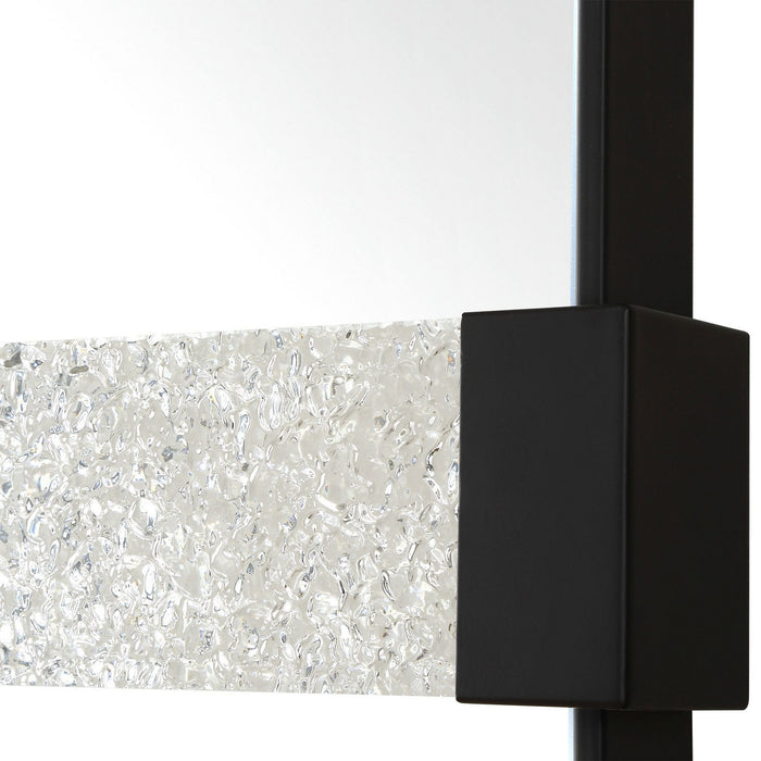 Uttermost 09980 Mirror, Satin Black