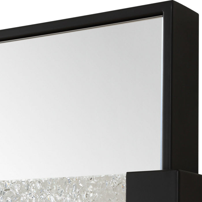 Uttermost 09980 Mirror, Satin Black