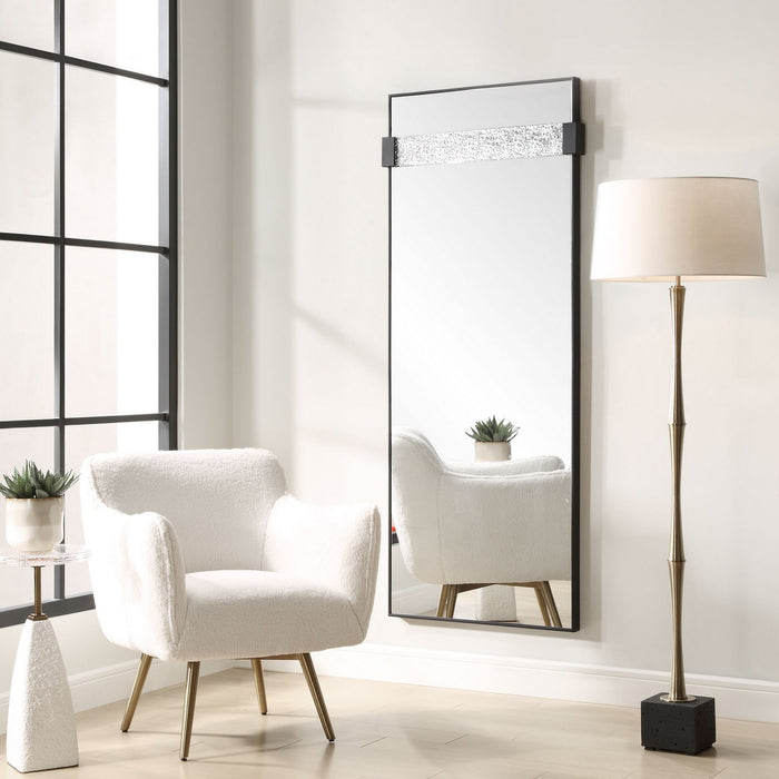 Uttermost 09980 Mirror, Satin Black