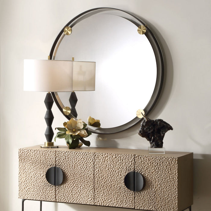 Uttermost 09983 Mirror, Dark Bronze