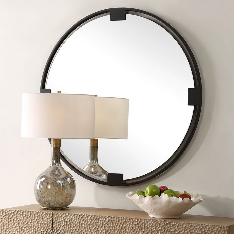 Uttermost 09986 Mirror, Dark Bronze