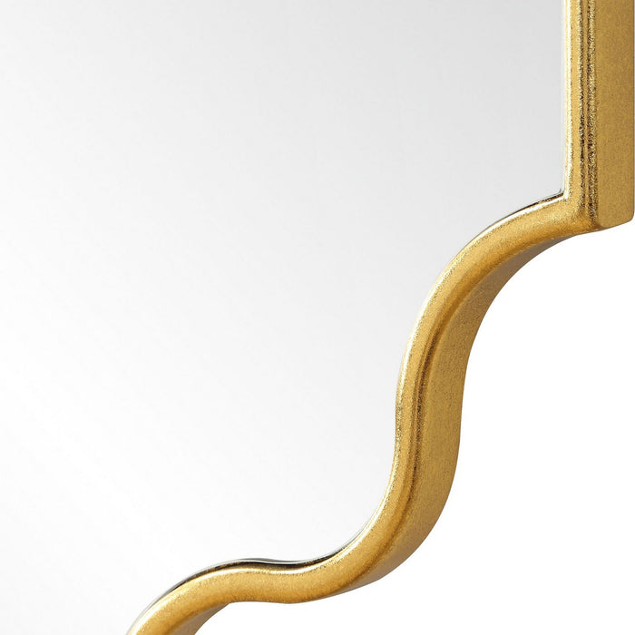 Uttermost 09987 Mirror, Antiqued Gold Leaf