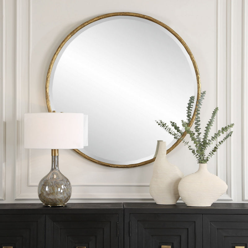 Uttermost 09989 Mirror, Aged Gold