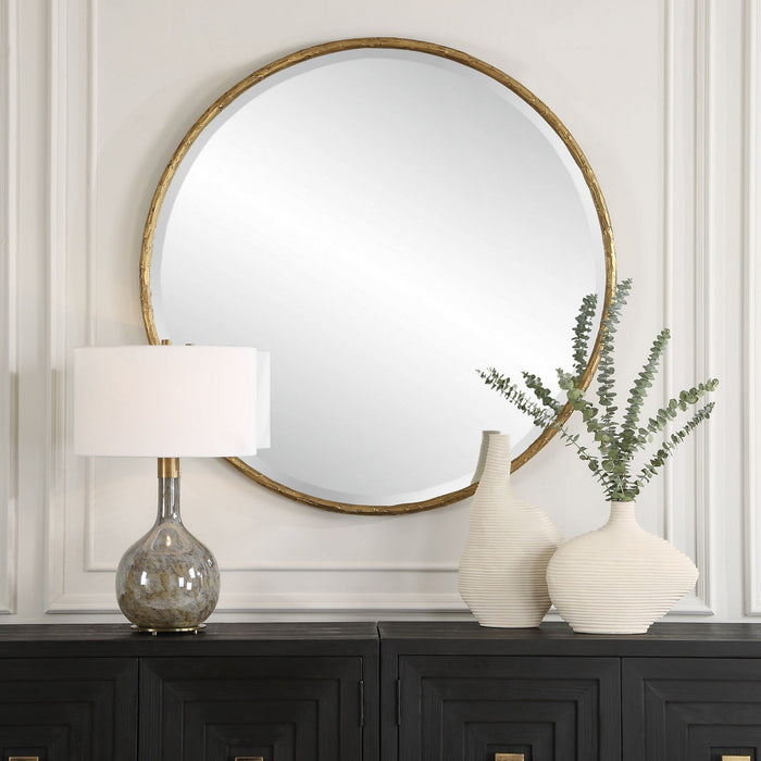 Uttermost 09989 Mirror, Aged Gold