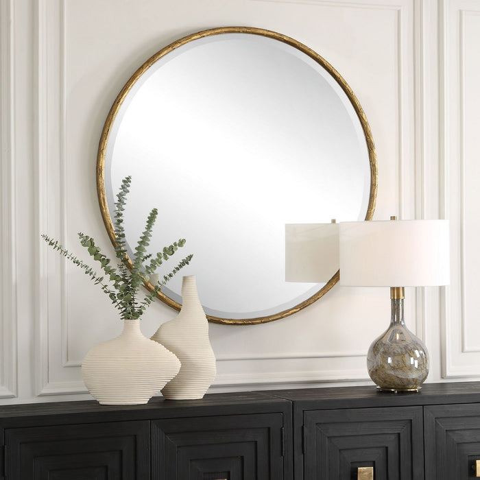 Uttermost 09989 Mirror, Aged Gold