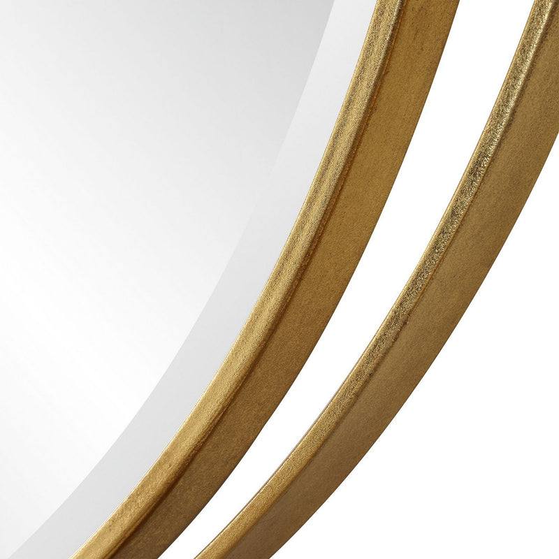 Uttermost 09991 Mirror, Antiqued Gold Leaf