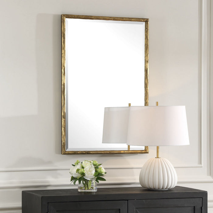 Uttermost 09993 Mirror, Aged Gold