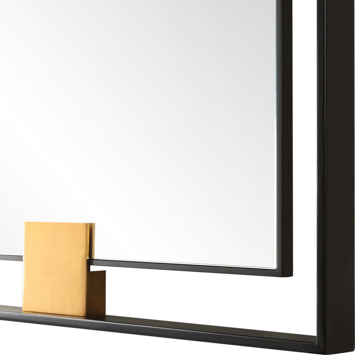 Uttermost 09998 Mirror, Brushed Brass