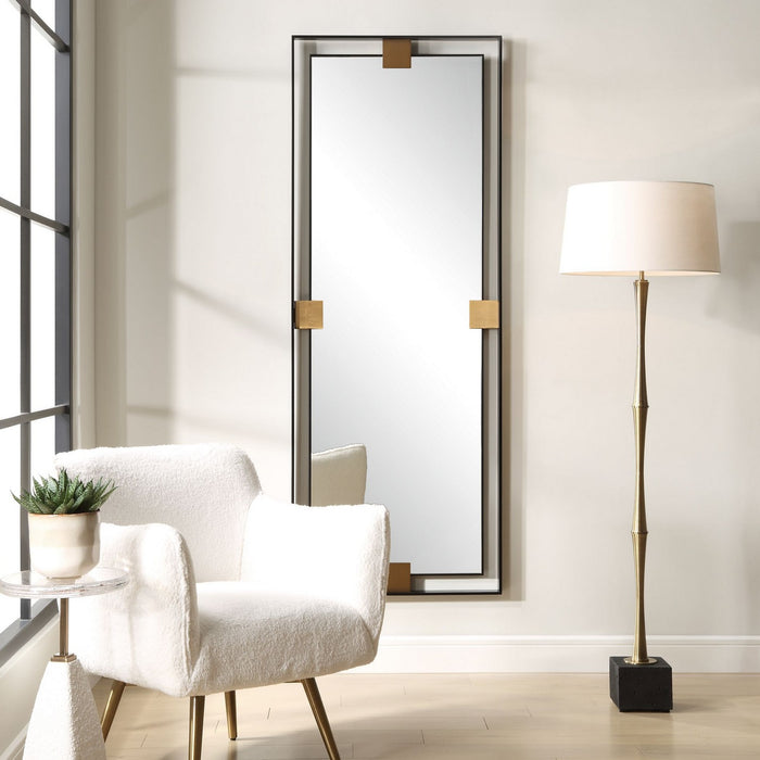 Uttermost 09998 Mirror, Brushed Brass