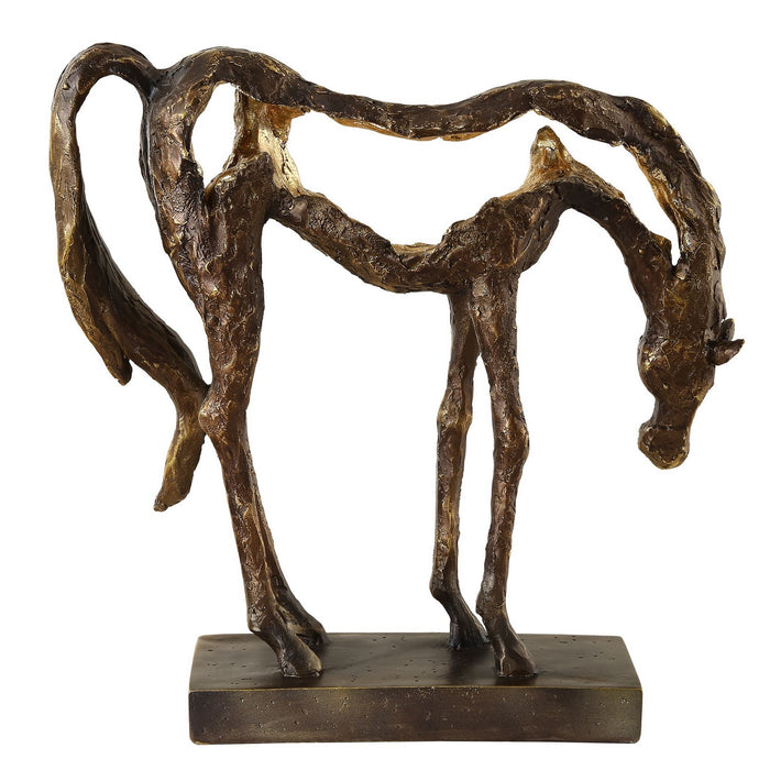 Uttermost 18141 Sculpture, Antiqued Bronze