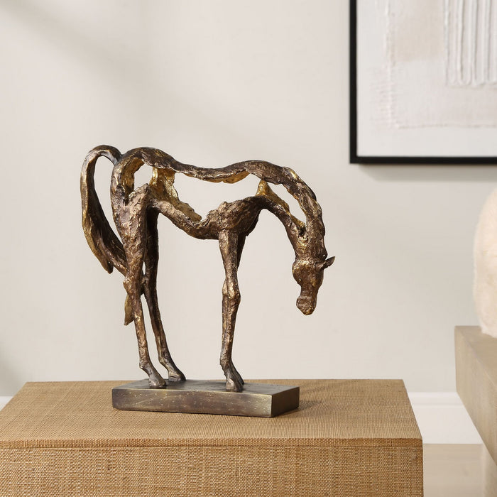 Uttermost 18141 Sculpture, Antiqued Bronze