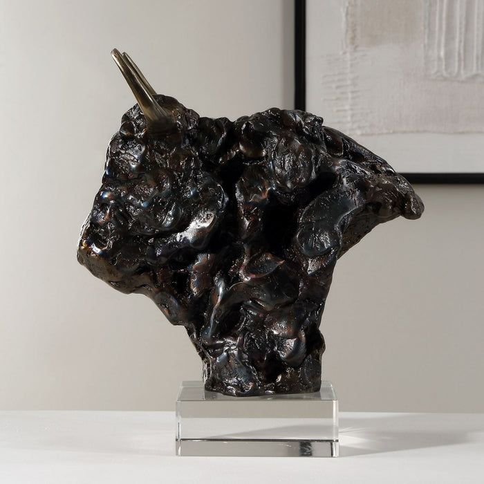 Uttermost 18148 Sculpture, Tarnished Bronze