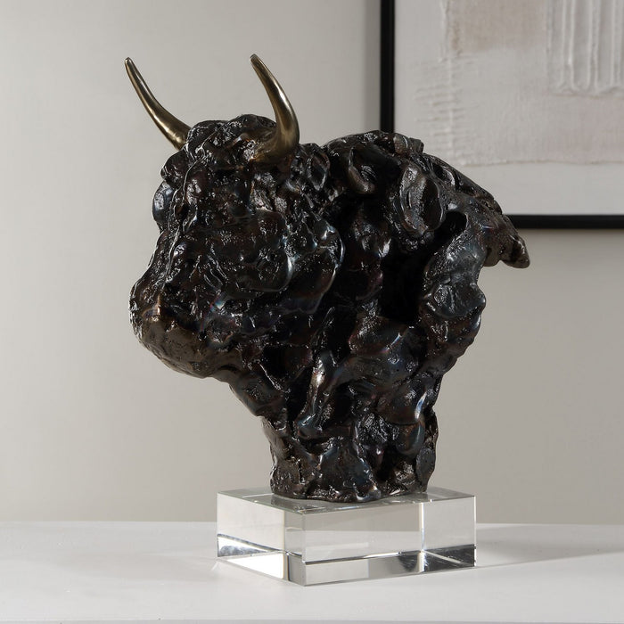 Uttermost 18148 Sculpture, Tarnished Bronze