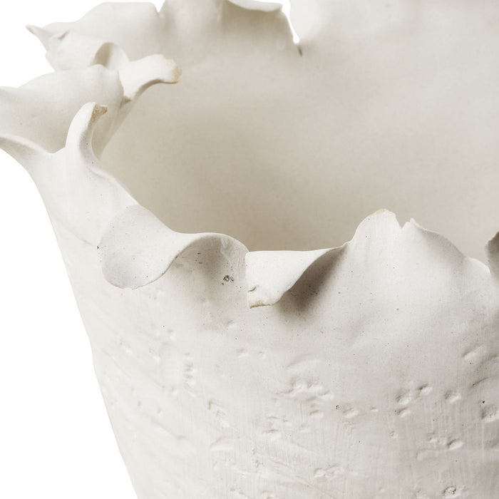 Uttermost 18155 Bowl, Matte Off-white