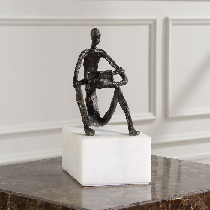 Uttermost 18162 Sculpture, Dark Brown