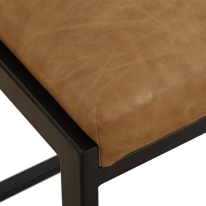 Uttermost 23446 Counter Stool, Satin Black