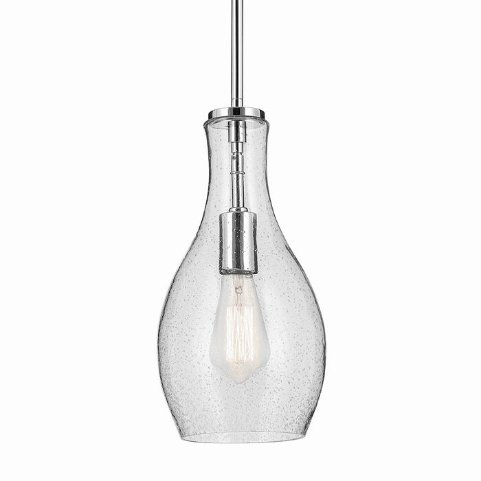 Kichler 42456CHCS One Light Pendant, Chrome