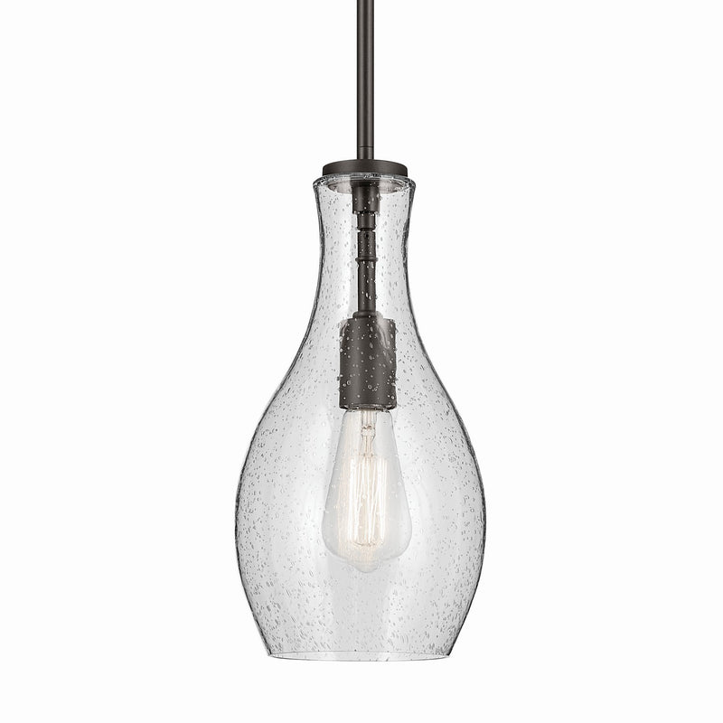 Kichler 42456OZCS One Light Pendant, Olde Bronze