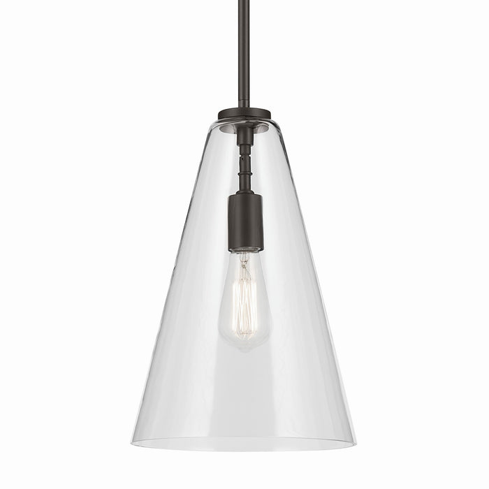 Kichler 42199OZ One Light Pendant, Olde Bronze