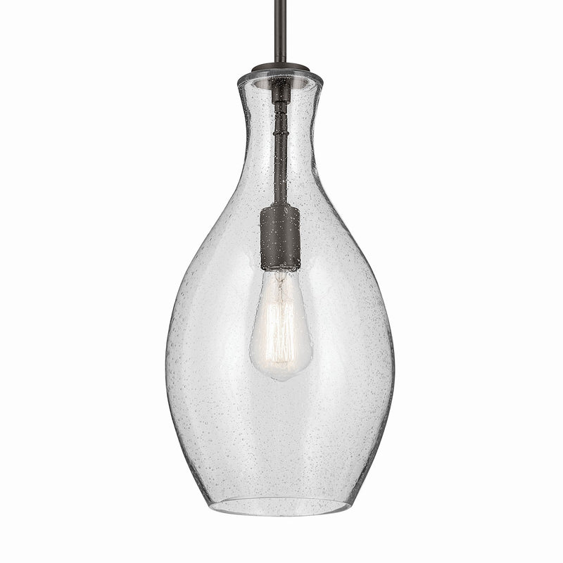 Kichler 42047OZCS One Light Pendant, Olde Bronze