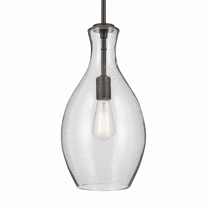 Kichler 42047OZCS One Light Pendant, Olde Bronze