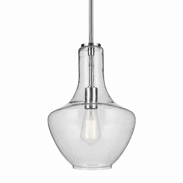 Kichler 42141CHCS One Light Pendant, Chrome